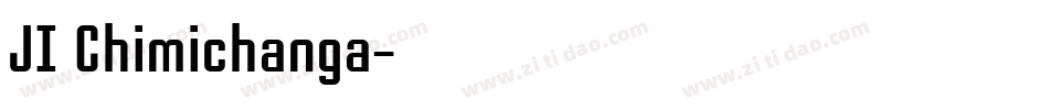 JI Chimichanga字体转换
